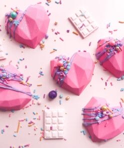 Geometrische hart Mould (8 stuks)