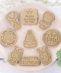 Birthday Stamp Cutter Set (8 st)