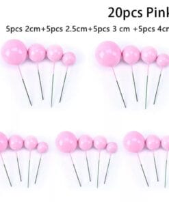 Decoratie Ballen Pink (20pcs)