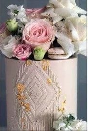 Cake Stencil Shimmer