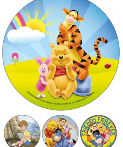 Eetbare print Winnie De Poeh 20cm