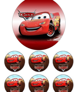 Eetbare print Cars 15cm