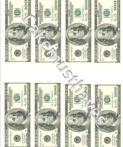 Eetbare print Dollar