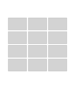 Eetbare print rechthoek A4 formaat met 12 stuks (ca. 4 bij 6cm)